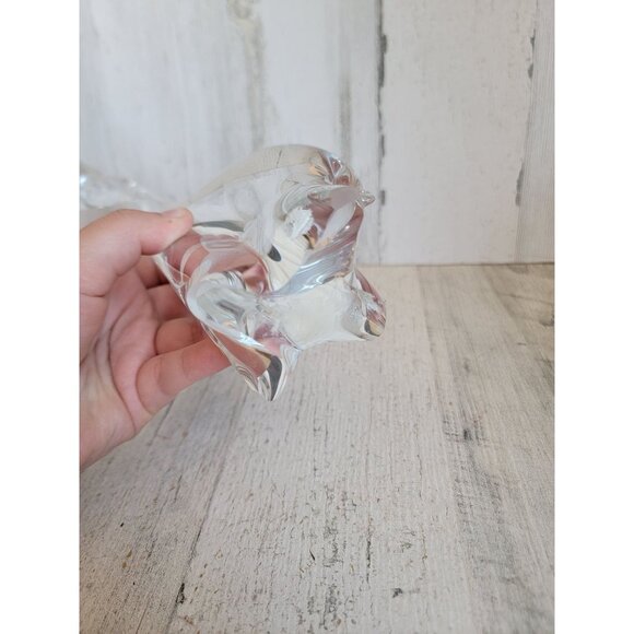 Vintage abstract glass giraffe heavy collectible figure zoo animal - Picture 7 of 7